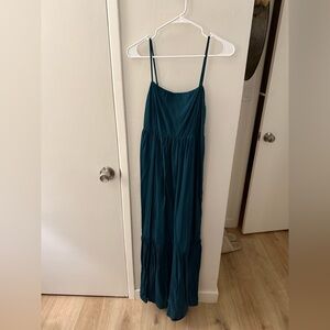 Abercrombie & Fitch Teal Low Back Dress